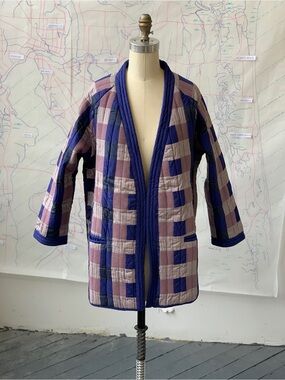 Haptic Lab Limited Edition Quilt Coat (2019) in wool, silk and cotton